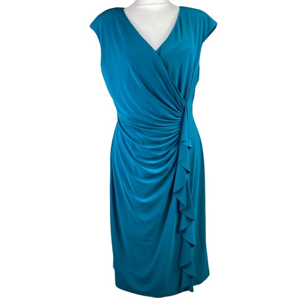 Chaps Dresses & Skirts - Chaps Teal Midi Dress